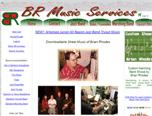 Tablet Screenshot of brmusicservices.com